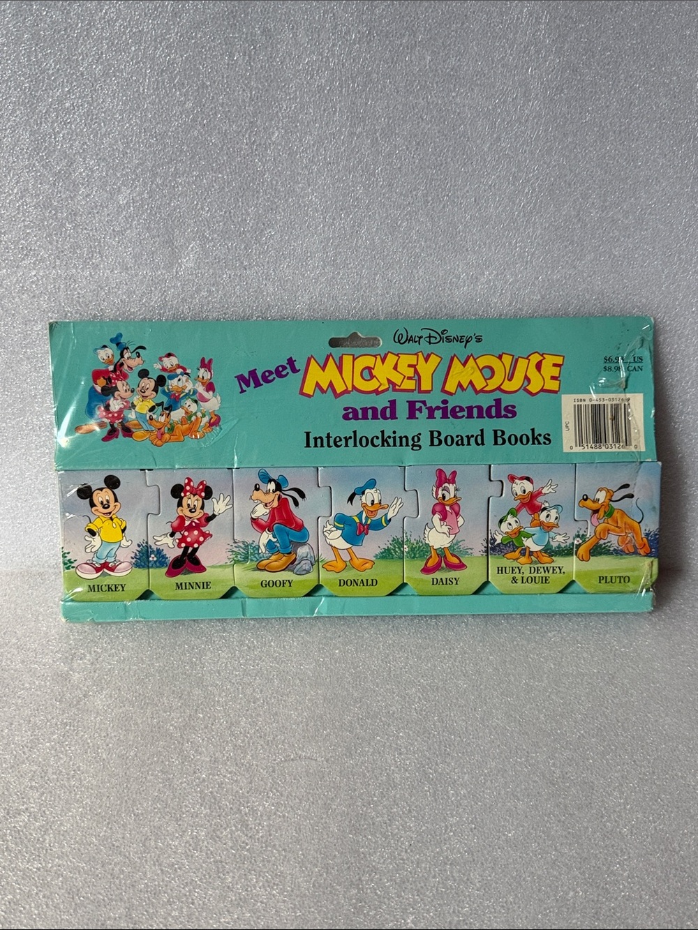 1993 Walt Disney Meet Mickey Mouse and Friends Interlocking Board Books